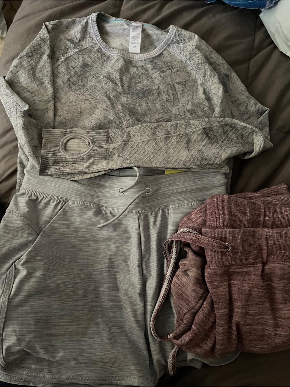 Girls Lululemon/Ivivva Shirt L/NWT Shorts Size 10/12/Sweatpant/kids Athletic Lot